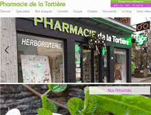 Tablet Screenshot of pharmacie-tortiere.com